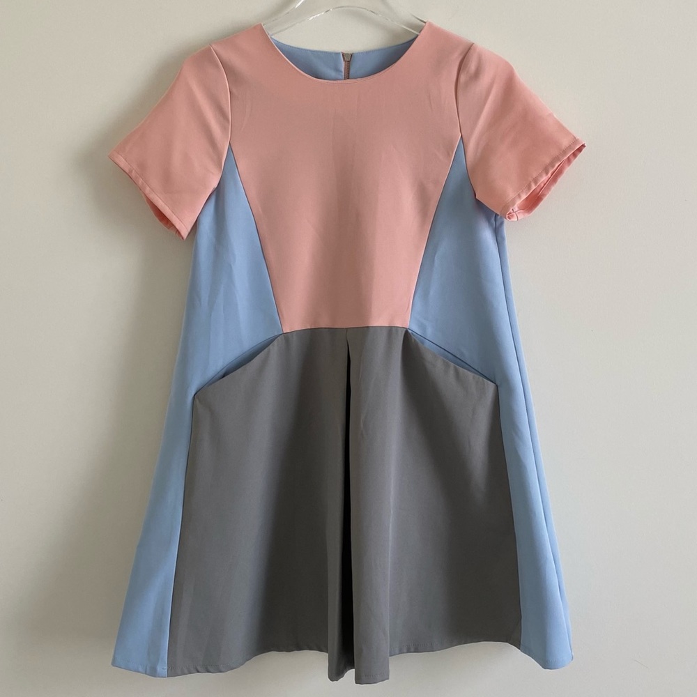 *NWOT* Sheln Casual Colorblock Swing Dress
